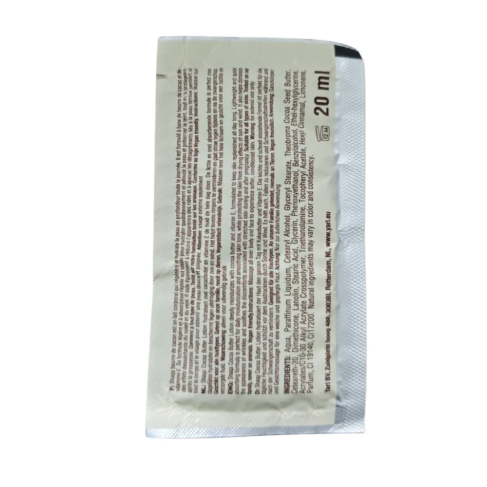 Muestra Shaqa Shah Cocoa Butter Loción Manos Y Cuerpo 20ml - 1